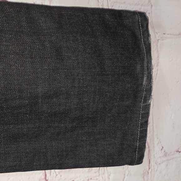 Paige Jeans Melrose Classic Rise Black Denim Stretch Straight Leg Womens Size 30 - Picture 9 of 16